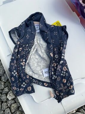 Carter's Navy Blue Floral Print Baby Vest